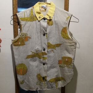 Steampunk Flying Machine Button Down